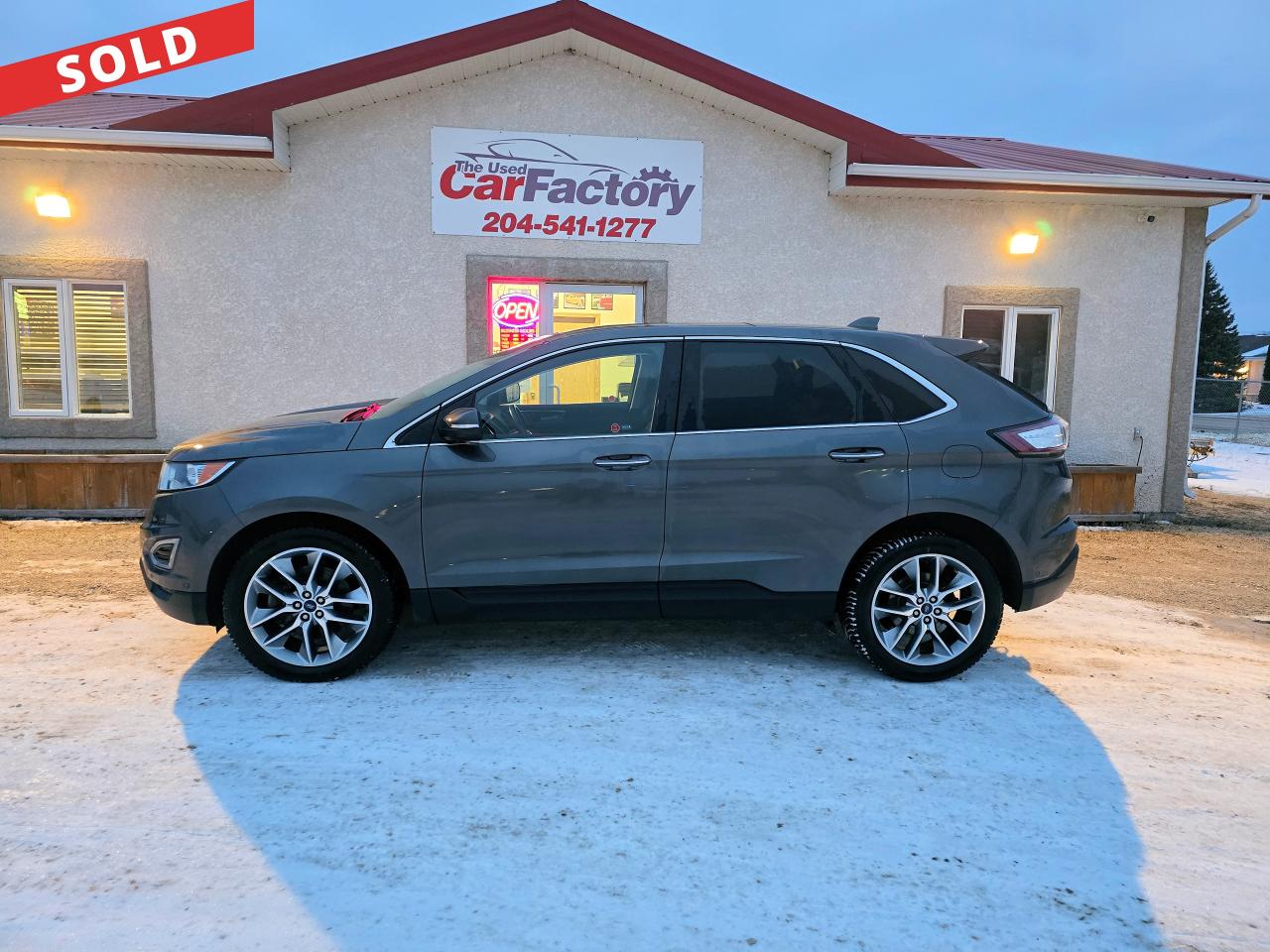 Used 2017 Ford Edge 4dr Titanium AWD NO Accidents for sale in Oakbank, MB