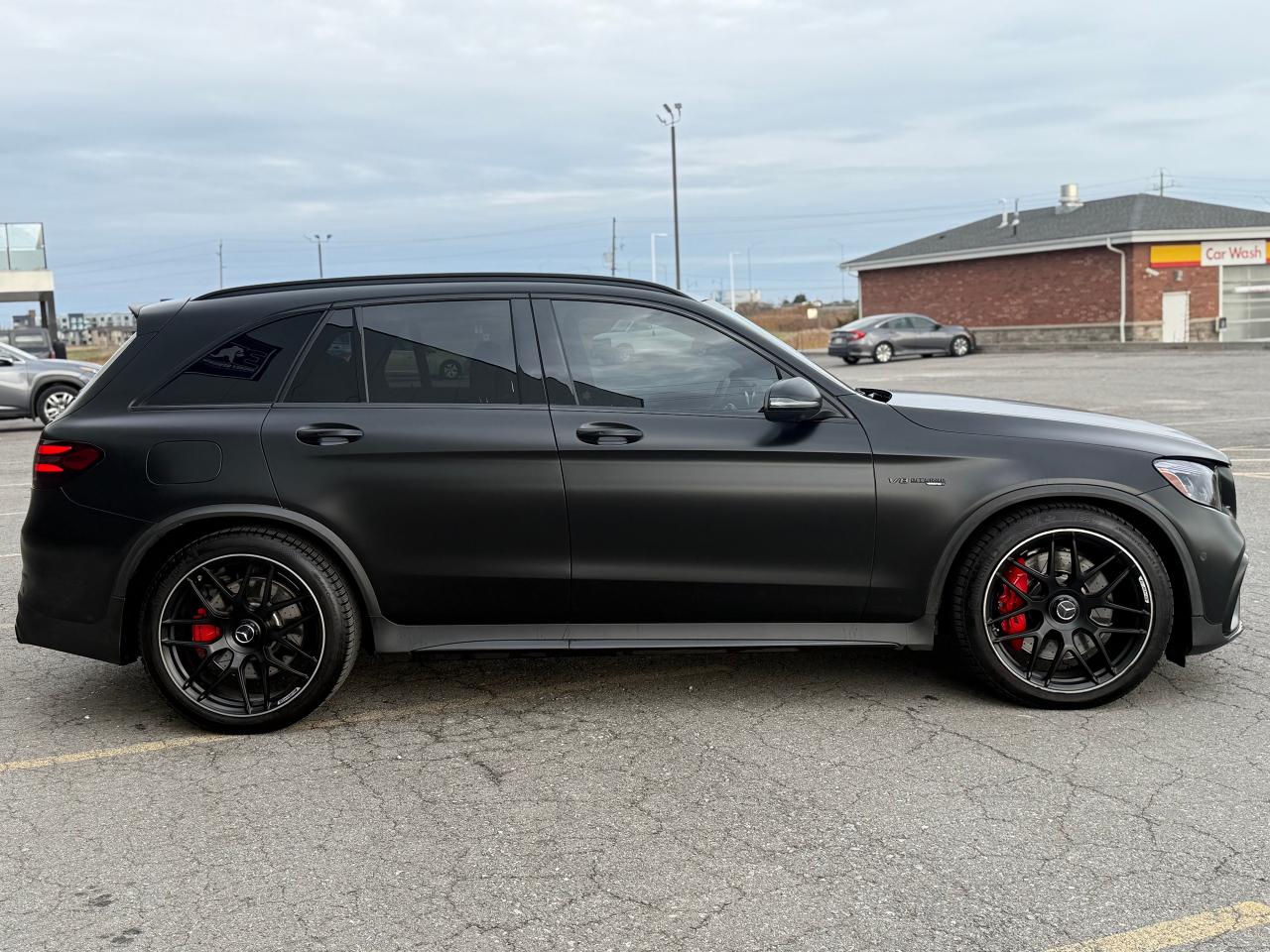 2019 Mercedes-Benz GLC-Class AMG GLC 63 S **WRAPPED MATTE BLACK** - Photo #4