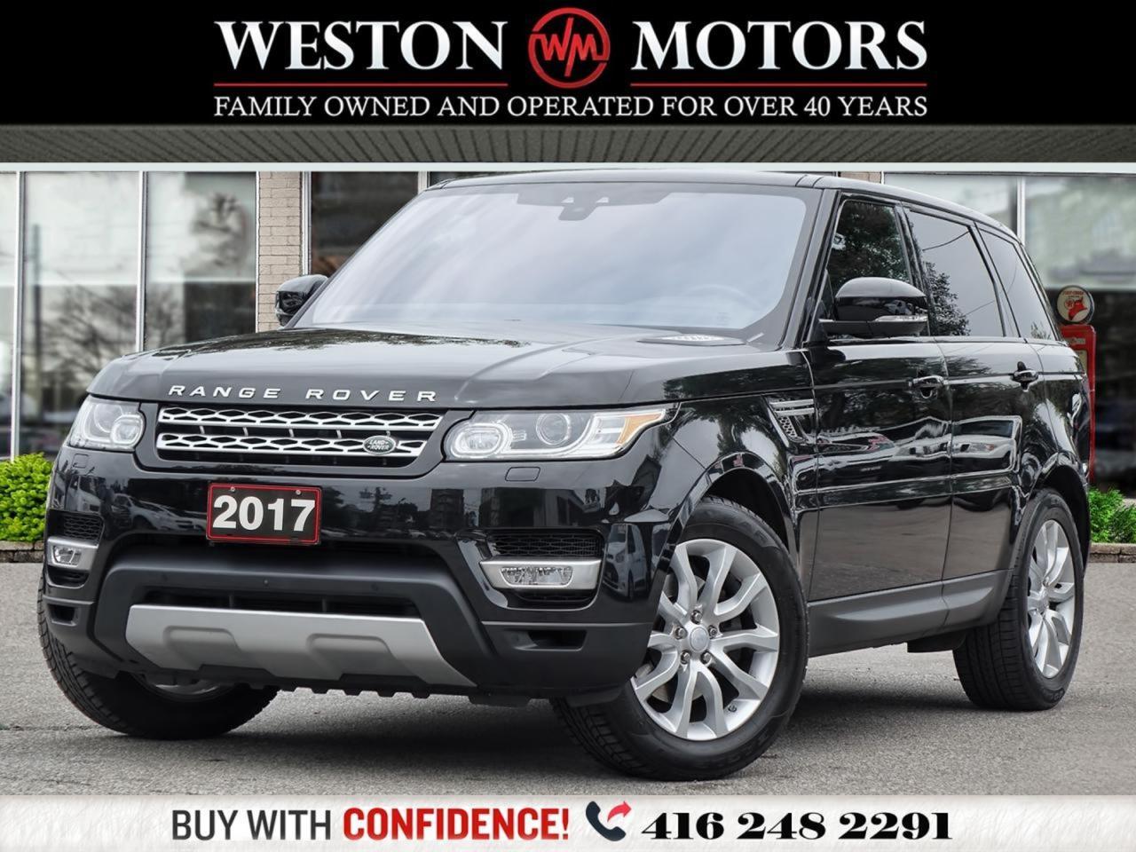 2017 Land Rover Range Rover Sport 3.0L*AWD*PAN ROOF*HEATED SEATS & WHEEL*REVCAM*NAVI