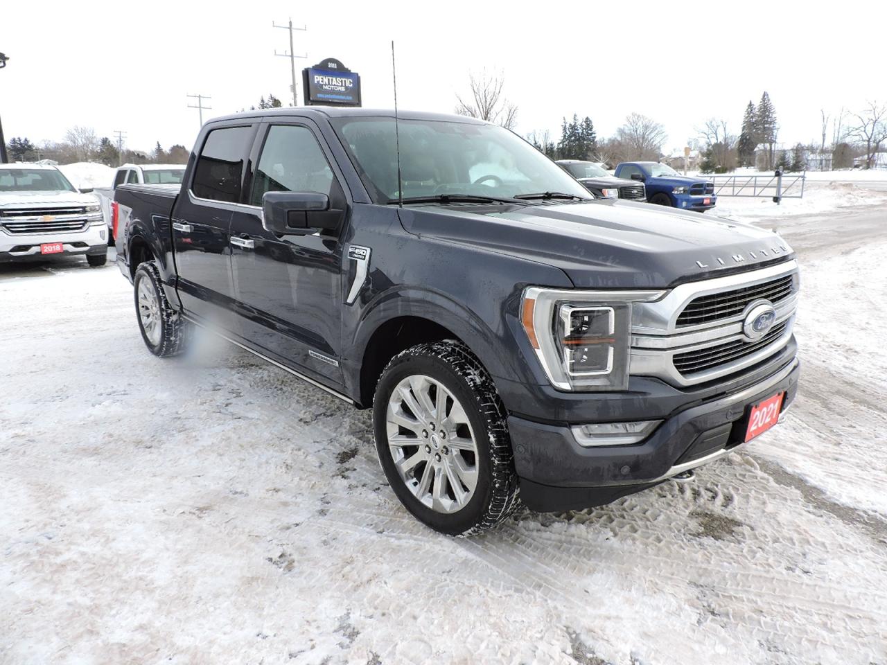 Used 2021 Ford F-150 Limited 3.5L PowerBoost 4X4 Leather Sunroof for sale in Gorrie, ON