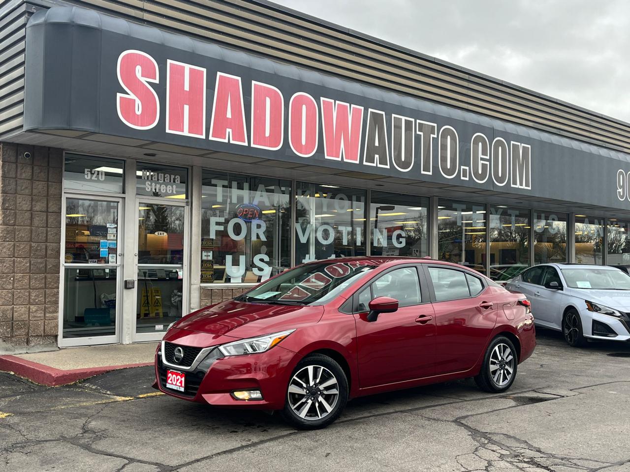 Used 2021 Nissan Versa SV|REARVIEW CAMERA|PARKING SENSORS|APPLE/ANDROID for sale in Welland, ON