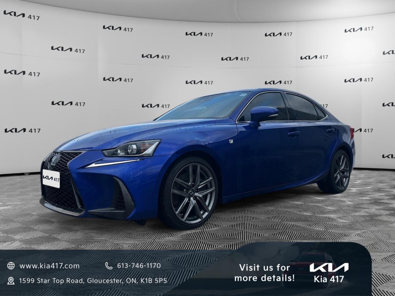 Used 2019 Lexus IS 300 F-SPORT | AWD | LEATHER HEATED SEATS | BLIND SPOT | for sale in Gloucester, ON