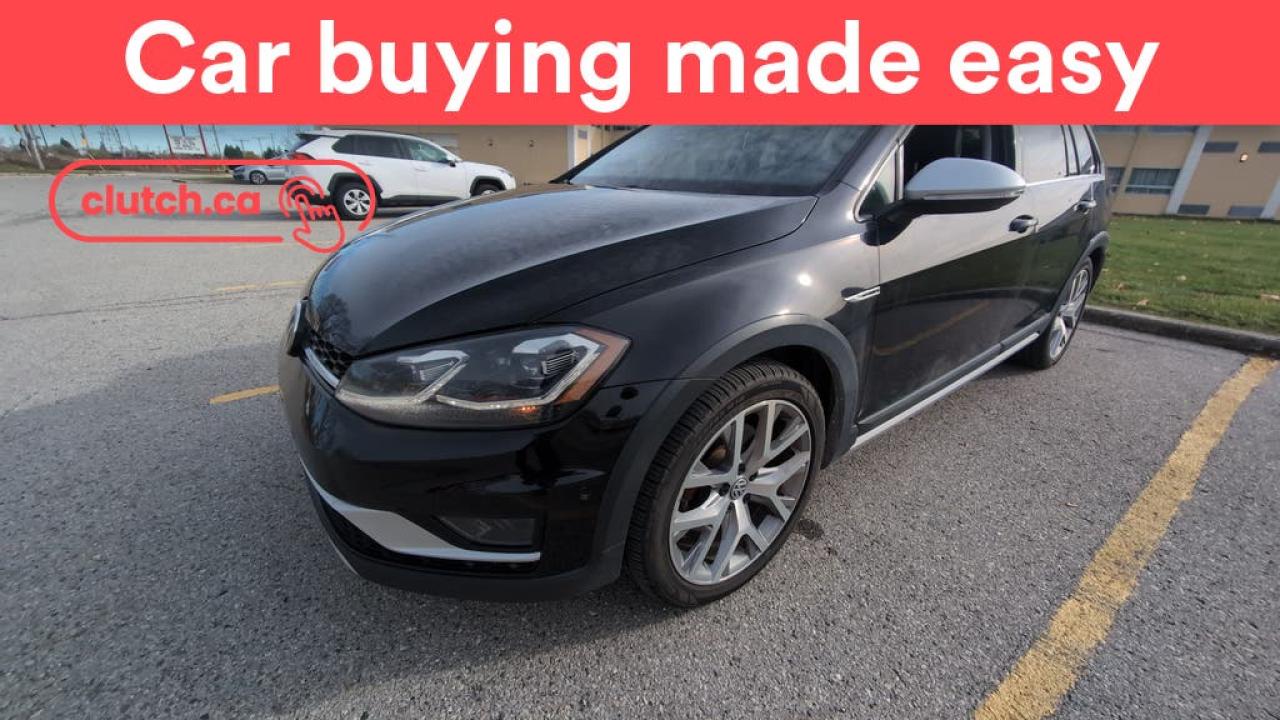 Used 2018 Volkswagen Golf Alltrack AWD w/ Driver Assistance Package w/ Apple CarPlay & Android Auto, Panoramic Moonroof, Rearview Cam for sale in Toronto, ON