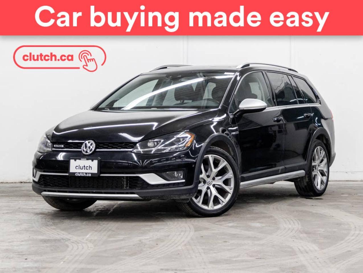 Used 2018 Volkswagen Golf Alltrack AWD w/ Driver Assistance Package w/ Apple CarPlay & Android Auto, Panoramic Moonroof, Rearview Cam for sale in Toronto, ON