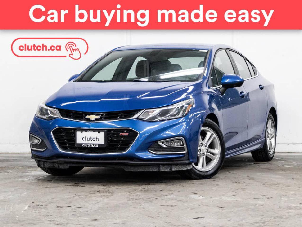 Used 2018 Chevrolet Cruze LT Auto w/ Apple CarPlay & Android Auto, Rearview Cam, A/C for sale in Toronto, ON