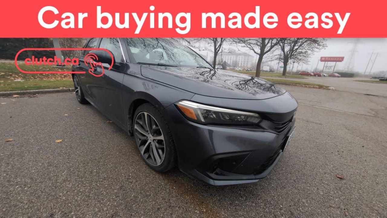 Used 2022 Honda Civic Touring  w/ Apple CarPlay & Android Auto, Dual Zone A/C, Power Sunroof for sale in Toronto, ON