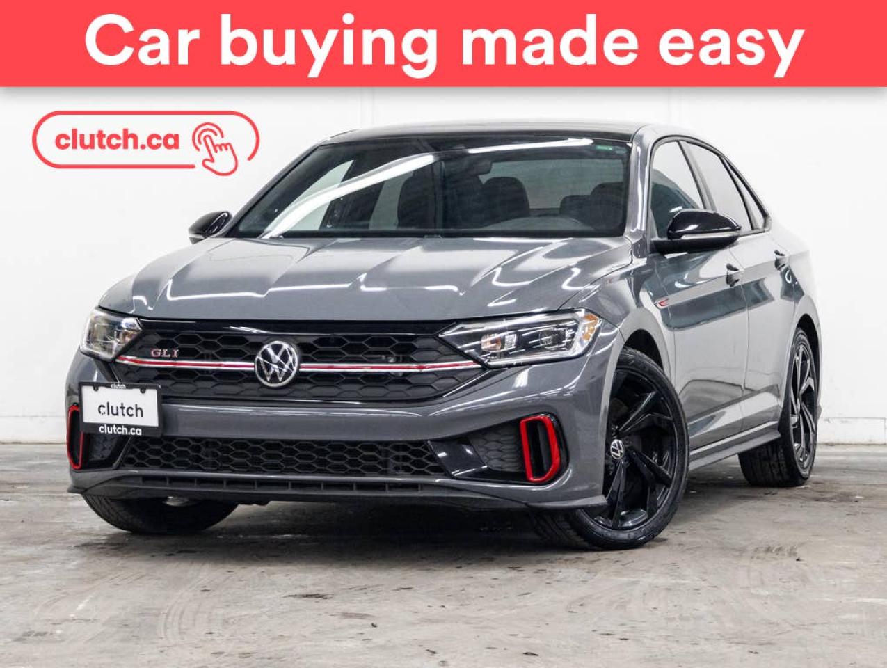 Used 2023 Volkswagen Jetta GLI Base w/ Apple CarPlay & Android Auto, Dual Zone A/C, Power Sunroof for sale in Toronto, ON