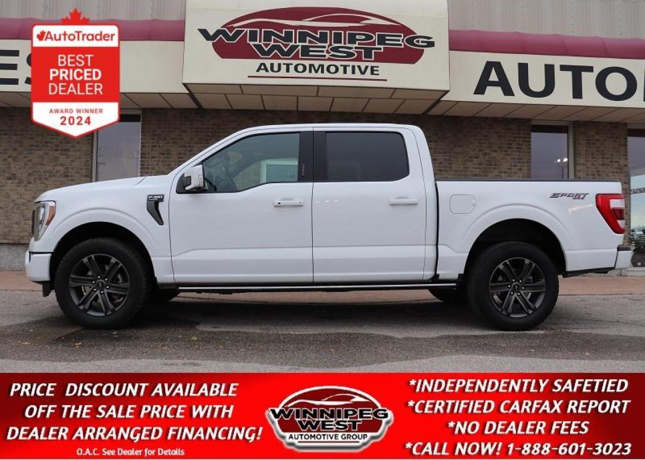 Used 2021 Ford F-150 LARIAT SPORT ECO-BOOST 4X4, ALL OPTIONS & SHARP! for sale in Headingley, MB