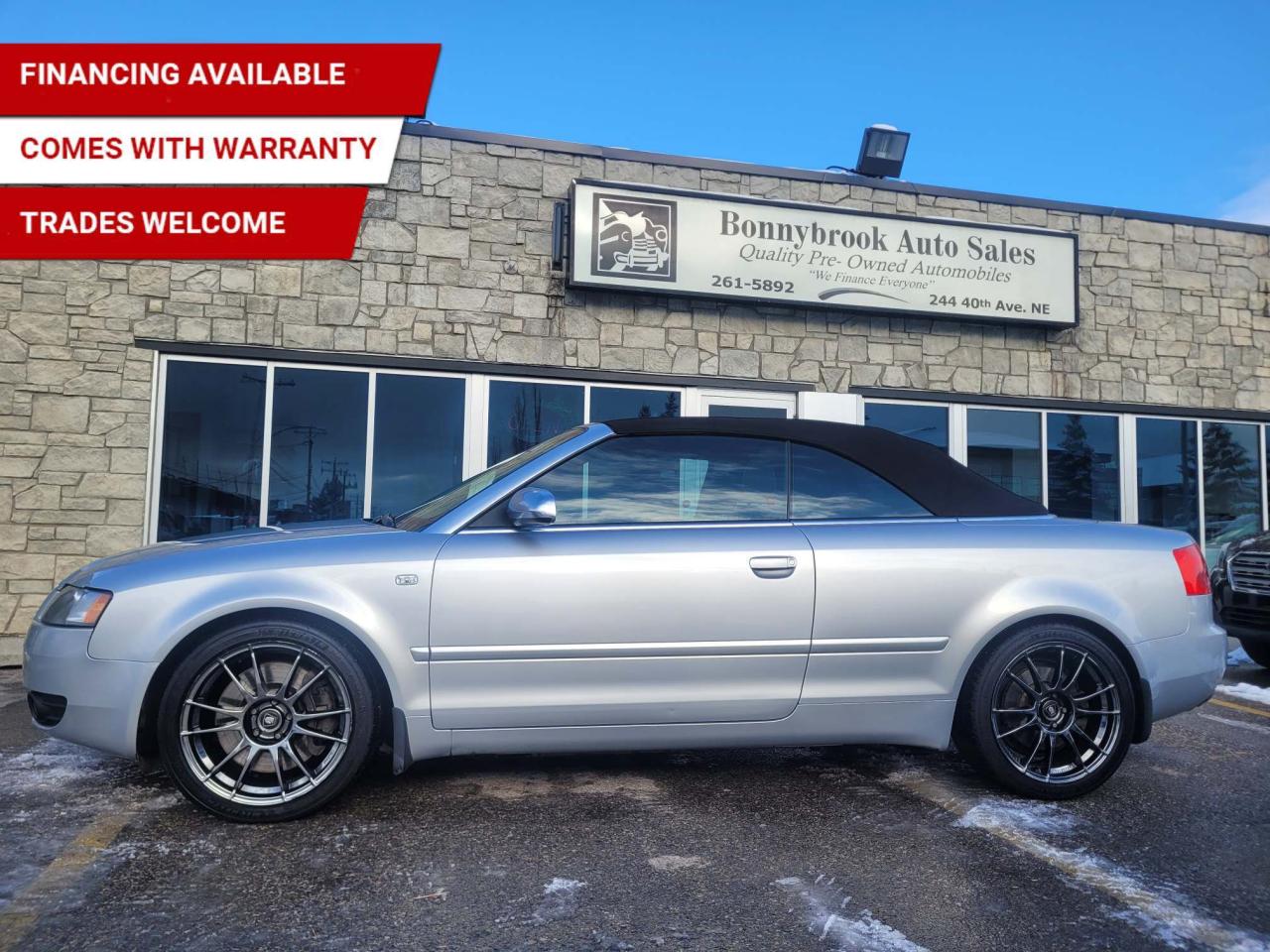 Used 2004 Audi S4 2dr Cabriolet quattro AWD Man CONVERTIBLE/LEATHER/ for sale in Calgary, AB