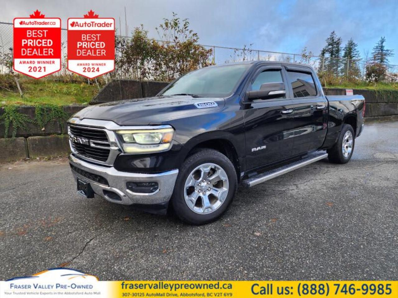 Used 2019 RAM 1500 Big Horn  Pano Roof, Nav, 65k MSRP Build for sale in Abbotsford, BC