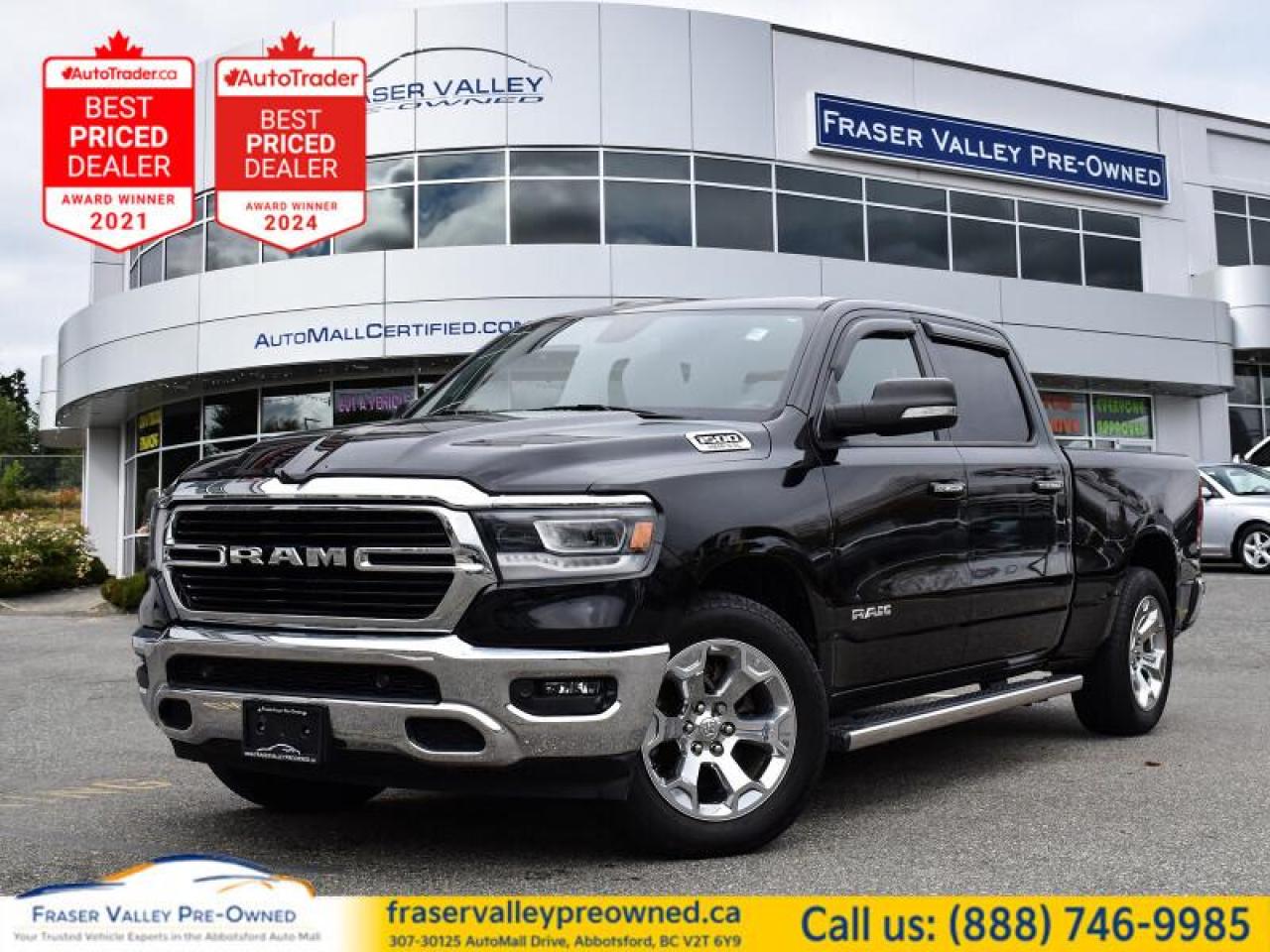 Used 2019 RAM 1500 Big Horn  Pano Roof, Nav, 65k MSRP Build for sale in Abbotsford, BC