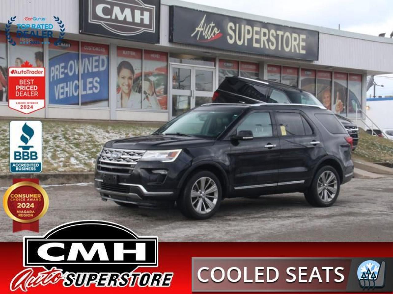 Used 2019 Ford Explorer Limited  **TWIN PANEL MOONROOF** for sale in St. Catharines, ON