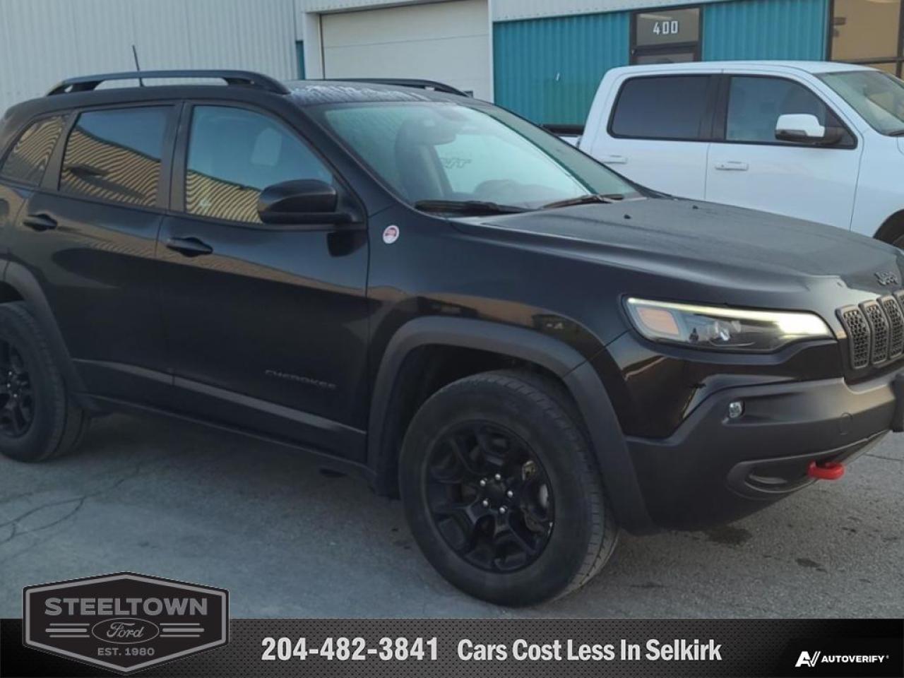 Used 2022 Jeep Cherokee Trailhawk  - Android Auto -  Apple CarPlay for sale in Selkirk, MB