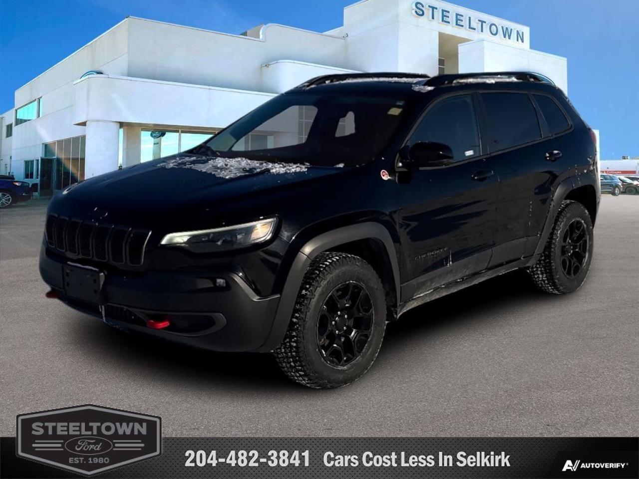 Used 2022 Jeep Cherokee Trailhawk  - Android Auto -  Apple CarPlay for sale in Selkirk, MB