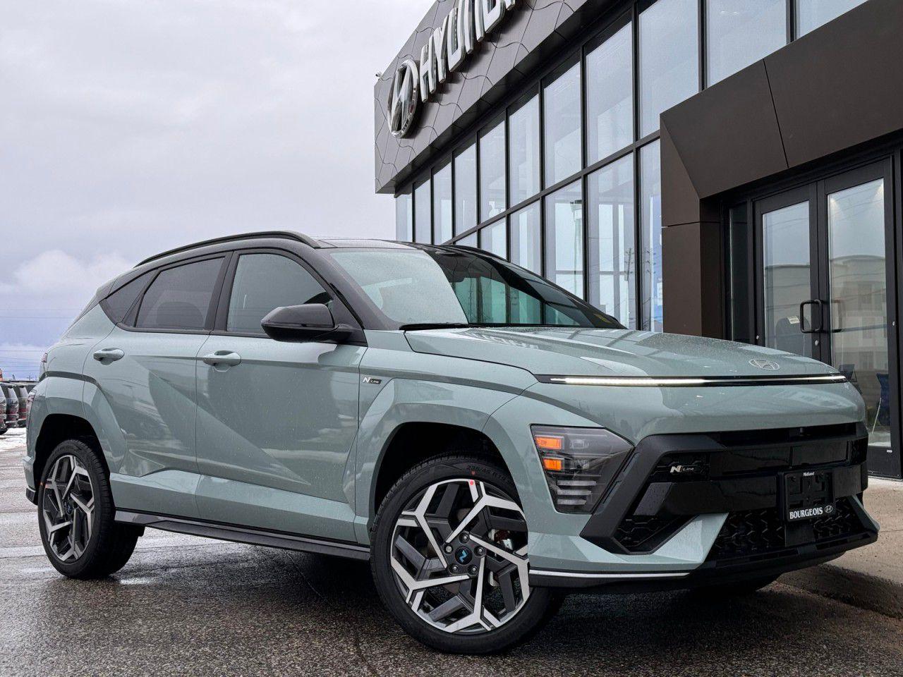 Used 2025 Hyundai KONA 1.6T N Line AWD w/Two-Tone Roof for sale in Midland, ON