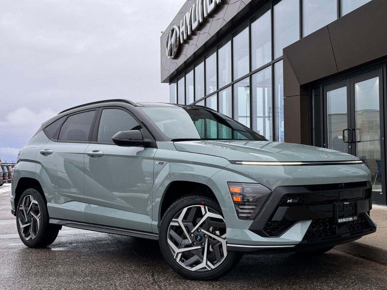 New 2025 Hyundai KONA 1.6T N Line AWD w/Two-Tone Roof for sale in Midland, ON