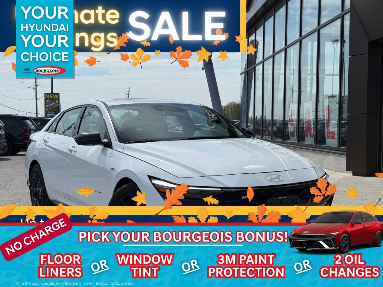 New 2025 Hyundai Elantra N Line Ultimate DCT for sale in Midland, ON