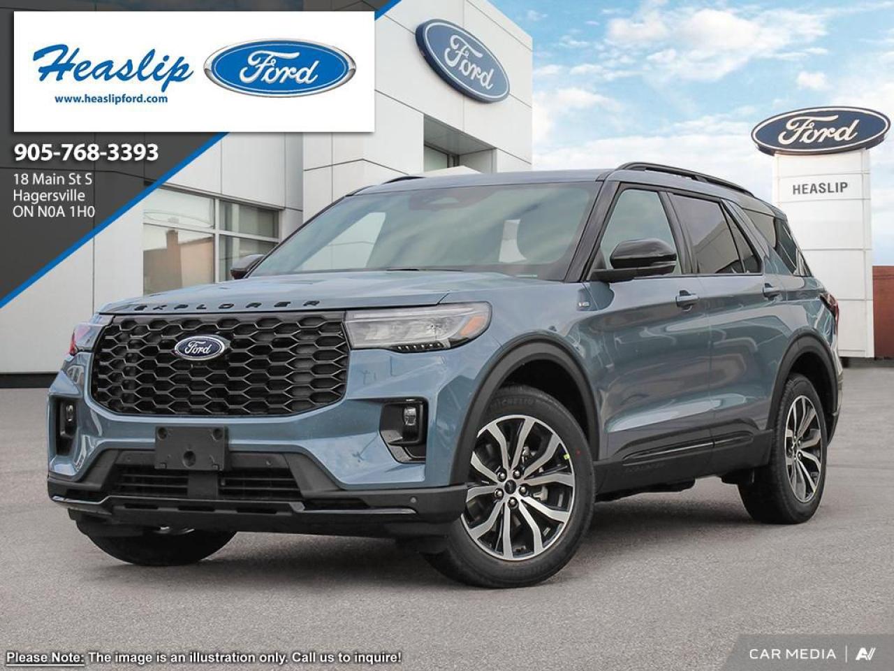 New 2025 Ford Explorer ST-LINE 4WD for sale in Hagersville, ON