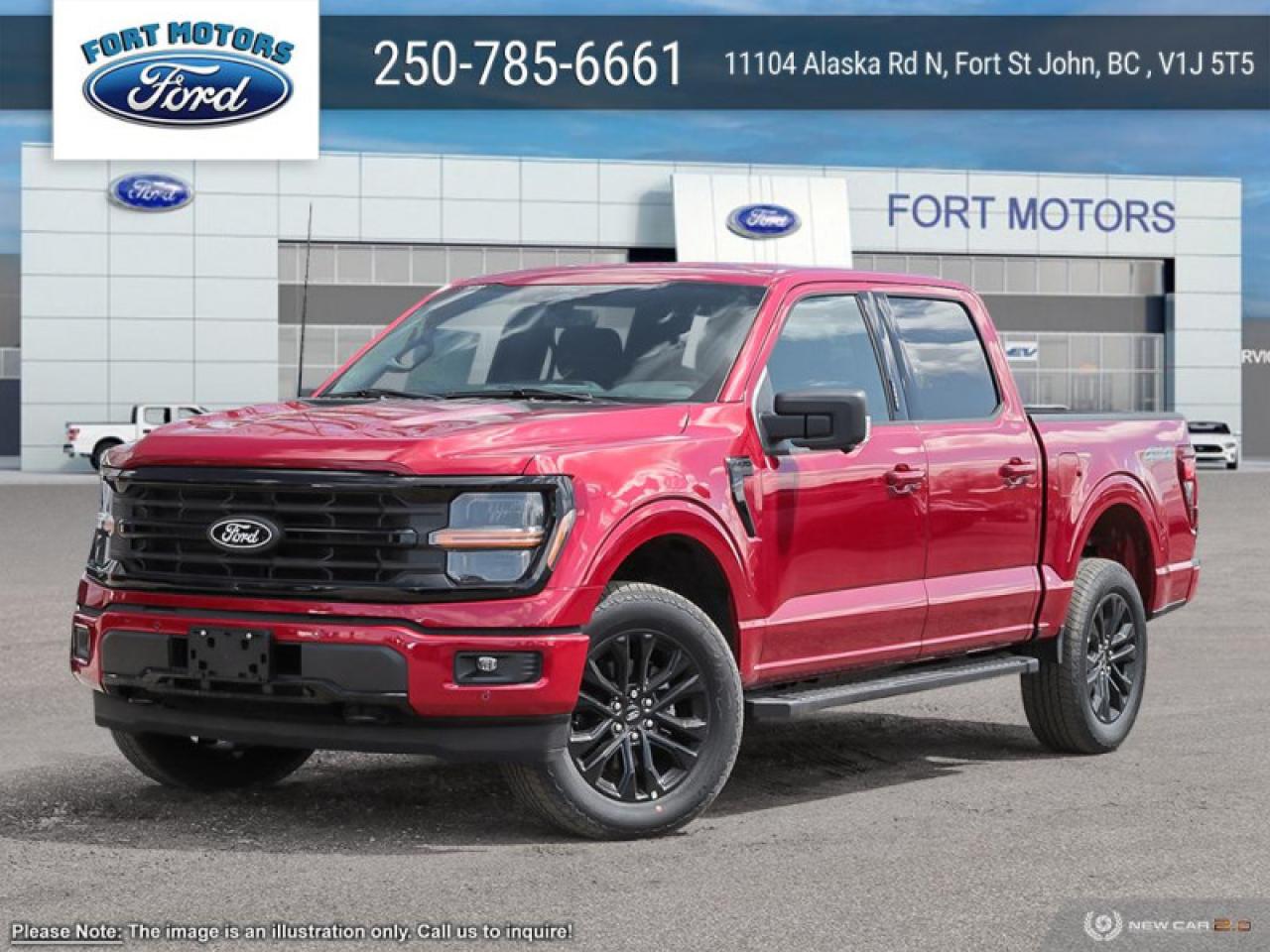 New 2024 Ford F-150 XLT  - Leather Seats - Premium Audio for sale in Fort St John, BC