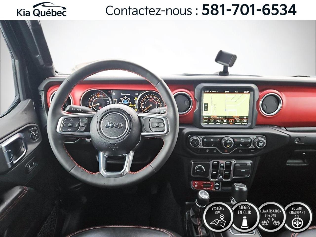 <p>**JAMAIS ACCIDENTÉ** *BAS KILOMÉTRAGE *RUBICON *4X4 *V6 3.6L *285 HP *CAPACITÉ DE REMORQUAGE 7000 LBS (AVEC ENSEMBLE REMORQUAGE) *SYSTEME DE NAVIGATION *BLUETOOTH *RÉGULATEUR DE VITESSE</p>
<p> CLÉ INTELLIGENTE *GARANTI 2028/04/06 OU 100 000 KM **AVAILABLE IN ENGLISH AND SPANISH** TRÈS PROPRE</p>
<p> À VOIR ABSOLUMENT** KIA QUÉBEC LA FORCE KIA À QUÉBEC ** VÉHICULE CERTIFIÉ ET GARANTI ** INSPECTÉ EN 135 POINTS ** PROLONGATION DE GARANTIE DISPONIBLE SELON VOS BESOIN ** Kia Québec</p>
<p> Cap-santé Donnacona. Les meilleurs prix sur les véhicules doccasions. Reprise de votre voiture actuel : Berline </p>
<p> vos entretiens. Site internet : www.kiaquebec.com
*Des restrictions peuvent sappliquer. Tous les détails disponibles en succursales
**POUR PLUS DINFORMATIONS: mchabot@forcekia.com</p>
<a href=https://www.kiaquebec.com/occasion/Jeep-Gladiator-2023-id11572221.html>https://www.kiaquebec.com/occasion/Jeep-Gladiator-2023-id11572221.html</a>