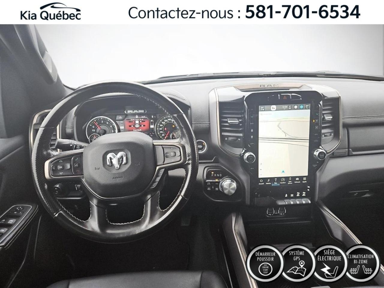 Used 2022 RAM 1500 SPORT * 4X4* CREW CAB* V8* GPS* TOIT PANO* BIZONE* for sale in Québec, QC