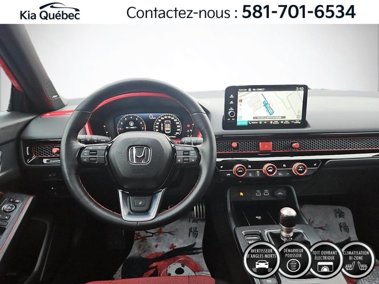 Used 2024 Honda Civic SI *TURBO *200 HP *GPS *TOIT *CARPLAY *CAMÉRA for sale in Québec, QC