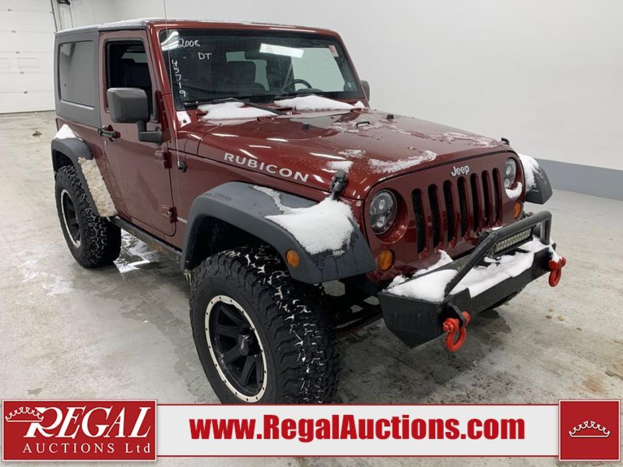 Used 2008 Jeep Wrangler RUBICON for sale in Calgary, AB