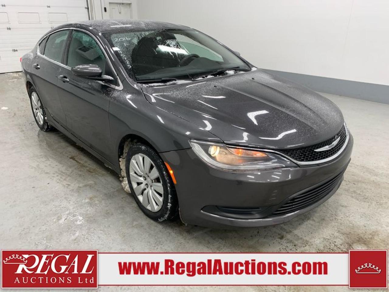 Used 2016 Chrysler 200 LX for sale in Calgary, AB