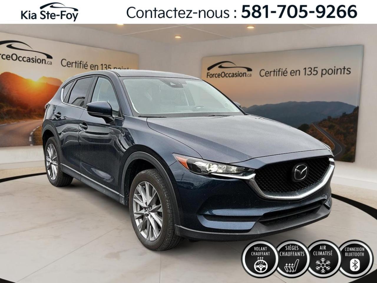 Used 2021 Mazda CX-5 GS* AWD* CUIR* VOLANT CHAUFFANT* BLUETOOTH* CAMERA for sale in Ste-Foy, QC