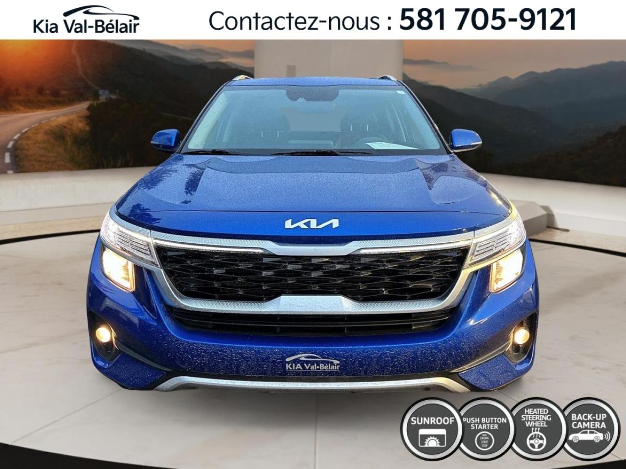 Used 2022 Kia Seltos EX A/C * AWD * CUIR * TOIT * CARPLAY * CRUISE * for sale in Québec, QC