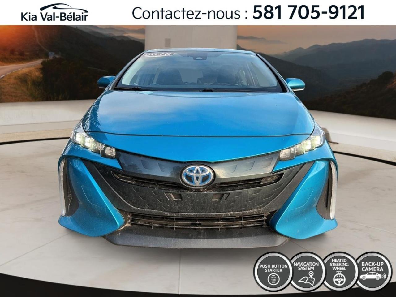 Used 2018 Toyota Prius Prime BASE *CAMÉRA RECUL *SIÈGES CHAUFFANTS *CRUISE for sale in Québec, QC