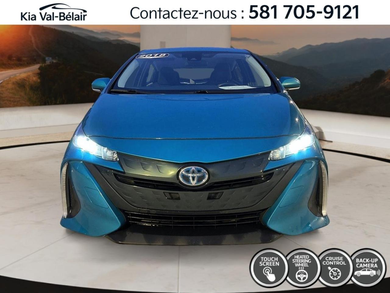 Used 2018 Toyota Prius Prime BASE *CAMÉRA RECUL *SIÈGES CHAUFFANTS *CRUISE for sale in Québec, QC