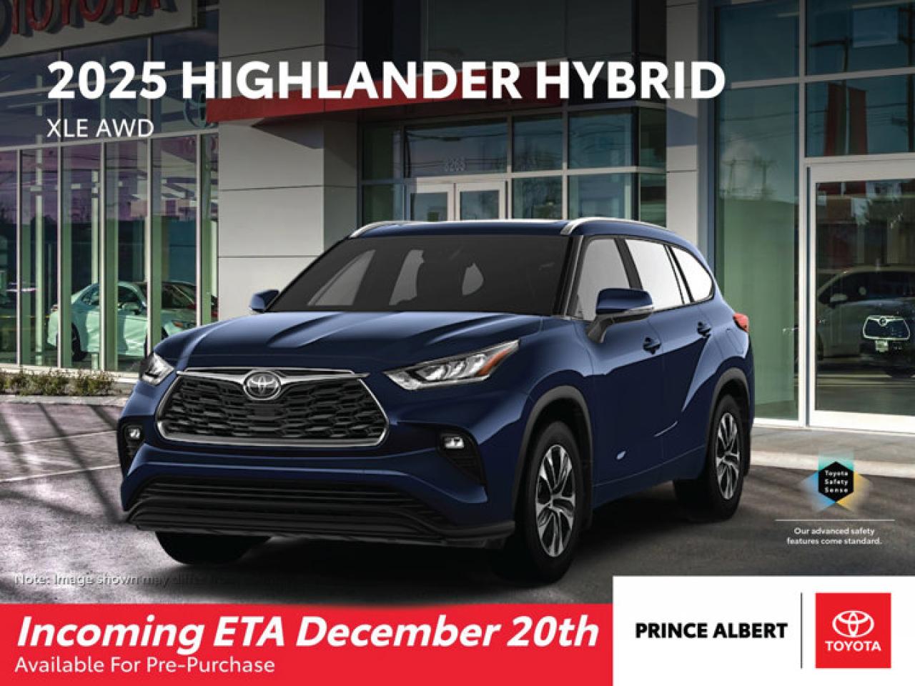 New 2025 Toyota Highlander HYBRID XLE for sale in Prince Albert, SK