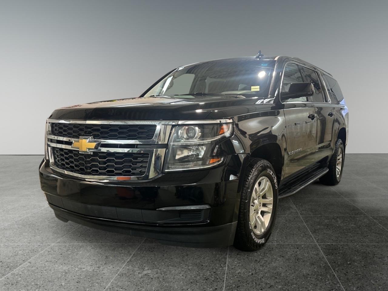 <b>Apple CarPlay,  Android Auto,  Aluminum Wheels,  Power Seats,  Remote Engine Start!</b><br> <br> We sell high quality used cars, trucks, vans, and SUVs in Saskatoon and surrounding area.<br> <br>   This Chevy Suburban is the ideal vehicle for the modern family that doesnt know where the next path will take them, but is always ready for whats ahead. This  2020 Chevrolet Suburban is for sale today. <br> <br>This Chevy Suburban is aimed at shoppers who require a luxurious ride, stern towing capacity and a well-trimmed cabin. The iconic Suburban offers more of everything you expect - uncommon spaciousness, commanding performance and ingenious safety technology. The luxury is all-encompassing and its capability is exceptional. Discover why, year after year, the legendary Suburban is part of Americas best-selling family of full-size SUVs. This  SUV has 165,788 kms. Its  black in colour  . It has a 6 speed automatic transmission and is powered by a  355HP 5.3L 8 Cylinder Engine.  <br> <br> Our Suburbans trim level is LS. This impressive Suburban LS offers plenty of room and capability without compromise and comes with aluminum wheels, teen driver technology, rear park assist and a premium smooth riding suspension. It also includes Chevrolet MyLink radio with a 8 inch colour touchscreen display featuring Apple CarPlay and Android Auto capability, SiriusXM, bluetooth streaming audio, tri-zone automatic climate control, a rear vision camera, power front seats and a remote vehicle starter. Additional features include a leather wrapped steering wheel, assist side steps, cruise control, hill start assist and a third row 60/40 split-folding bench seat to make loading and unloading large objects a breeze! This vehicle has been upgraded with the following features: Apple Carplay,  Android Auto,  Aluminum Wheels,  Power Seats,  Remote Engine Start,  Rear View Camera,  Siriusxm. <br> <br/><br><br> We have been a trusted name in the Automotive industry for over 40 years. We have built our reputation on trust and quality service. With long standing relationships with our customers, you can trust us for advice and assistance on all your motoring needs. </br>

<br> With our Credit Repair program, and over 250 well-priced vehicles in stock, youll drive home happy, and thats a promise. We are driven to ensure the best in customer satisfaction and look forward working with you. </br> o~o