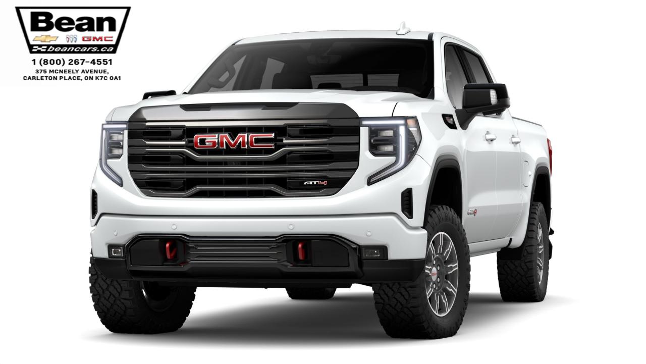 New 2025 GMC Sierra 1500 AT4 6,2L V8 WITH REMOTE START/ENTRY, SUNROOF, HEATED FRONT & REAR SEATS, VENTILATED FRONT SEATS, HEATED STEERING WHEEL, BOSE SOUND SYSTEM for sale in Carleton Place, ON