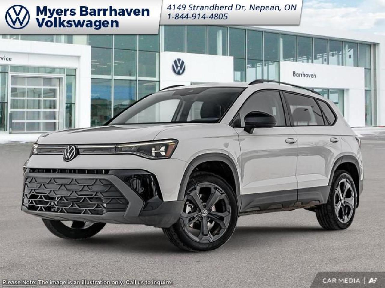 New 2025 Volkswagen Taos Comfortline Black Edition for sale in Nepean, ON