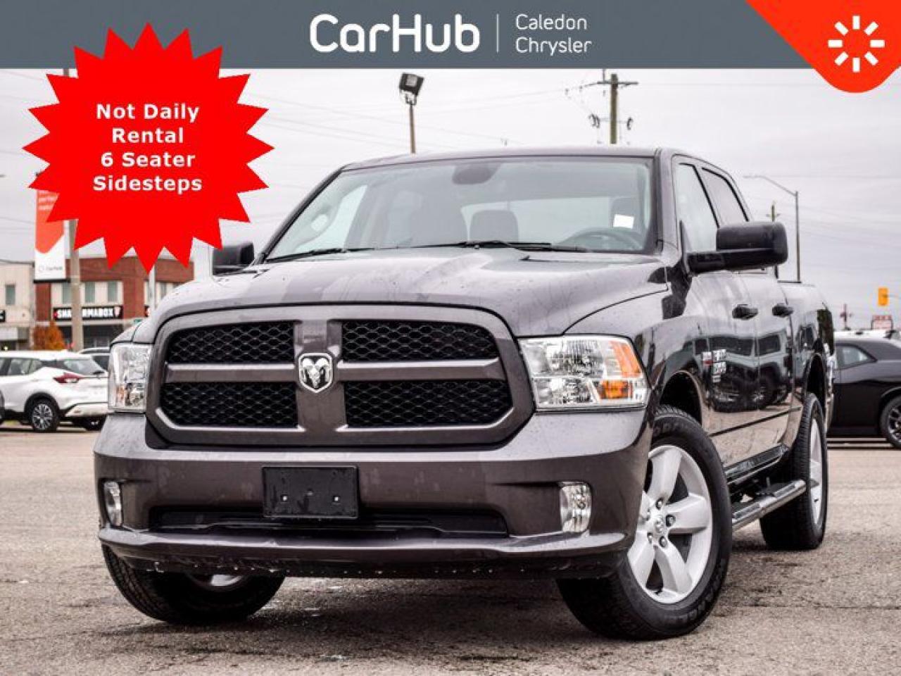 
This Ram 1500 Classic Express 4x4 Crew Cab 57 Box has a dependable Regular Unleaded V-8 5.7 L Engine powering this Automatic transmission. Wheels: 20 Aluminum, 2nd Row In-Floor Storage Bins, Remote Keyless Entry, Our advertised prices are for consumers (i.e. end users) only.
Not-Daily Rental.
Clean CARFAX! One Owner

This Ram 1500 Classic Express 4x4 Crew Cab 57 Box Comes Equipped with These Options 
Wheel & Sound Group $1,795
8--speed TorqueFlite automatic transmission $1,000
5.7L HEMI VVT V8 engine with Fuel Saver MDS $1,495
Back-up camera
Parking distance control 

Fog Lamps, Body-Cooler Front Fascia, Body-Color Grille, Body-Color Rear Bumper, Remote Keyless , Heavy-Duty Engine Cooling, Next Generation Engine Controller, Engine Oil Heat Exchanger, Hemi Badge, The window sticker for this used vehicle is the original sticker, so detailed options, pricing and specs may differ. Please inquire for more information. 
Drive Happy with CarHub
*** All-inclusive, upfront prices -- no haggling, negotiations, pressure, or games

*** Purchase or lease a vehicle and receive a $1000 CarHub Rewards card for service

*** 3 day CarHub Exchange program available on most used vehicles. Details: www.caledonchrysler.ca/exchange-program/

*** 36 day CarHub Warranty on mechanical and safety issues and a complete car history report

*** Purchase this vehicle fully online on CarHub websites

 

Transparency Statement
Online prices and payments are for finance purchases -- please note there is a $750 finance/lease fee. Cash purchases for used vehicles have a $2,200 surcharge (the finance price + $2,200), however cash purchases for new vehicles only have tax and licensing extra -- no surcharge. NEW vehicles priced at over $100,000 including add-ons or accessories are subject to the additional federal luxury tax. While every effort is taken to avoid errors, technical or human error can occur, so please confirm vehicle features, options, materials, and other specs with your CarHub representative. This can easily be done by calling us or by visiting us at the dealership. CarHub used vehicles come standard with 1 key. If we receive more than one key from the previous owner, we include them with the vehicle. Additional keys may be purchased at the time of sale. Ask your Product Advisor for more details. Payments are only estimates derived from a standard term/rate on approved credit. Terms, rates and payments may vary. Prices, rates and payments are subject to change without notice. Please see our website for more details.
