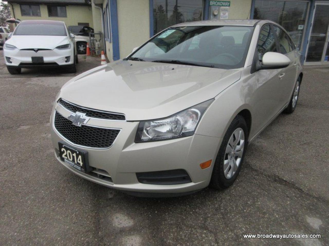 Used 2014 Chevrolet Cruze GREAT VALUE 1-LT-MODEL 5 PASSENGER 1.4L - TURBO.. CD/AUX/USB INPUT.. KEYLESS ENTRY.. for sale in Bradford, ON