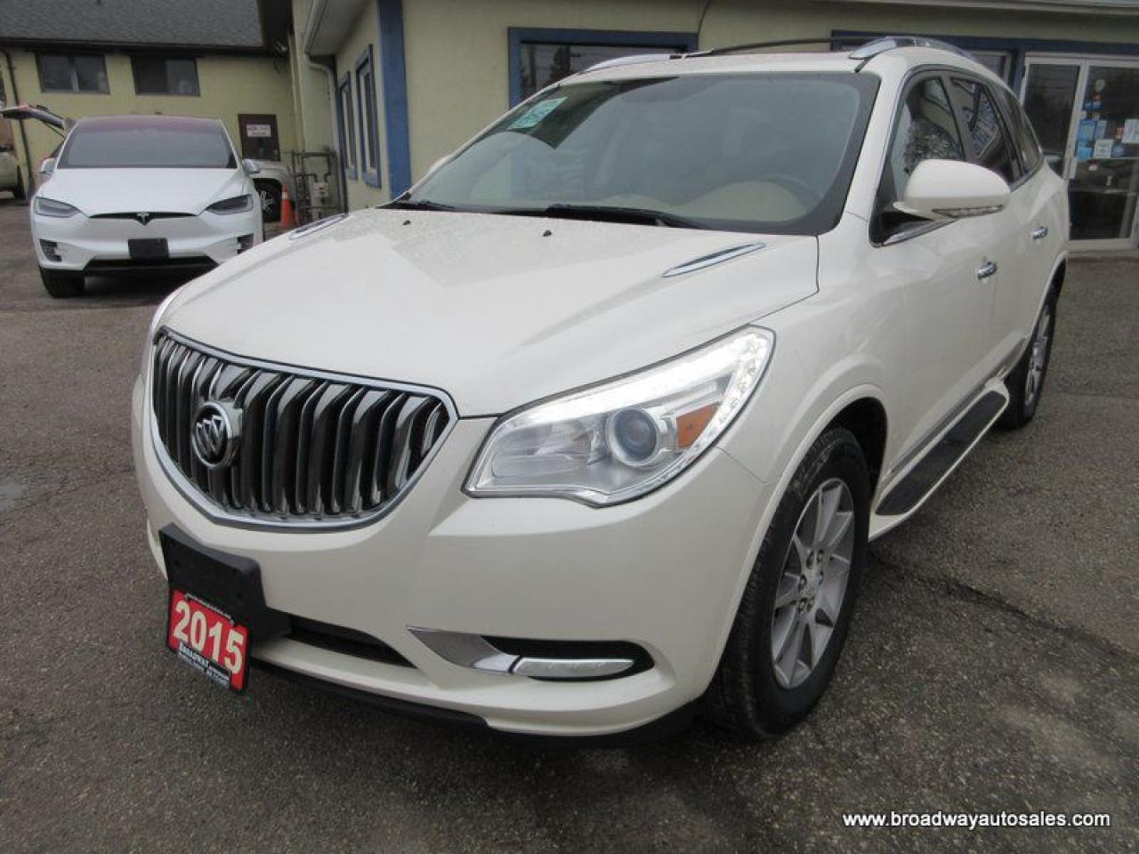 Used 2015 Buick Enclave ALL-WHEEL DRIVE CXL-MODEL 7 PASSENGER 3.6L - V6.. CAPTAINS.. 3RD ROW.. NAVIGATION.. DUAL SUNROOF.. LEATHER.. HEATED SEATS & WHEEL.. for sale in Bradford, ON