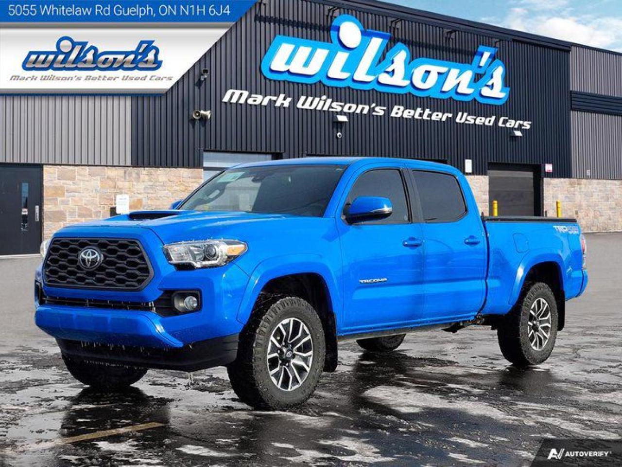 Used 2020 Toyota Tacoma TRD Sport Premium | Voodoo Blue | Leather | Sunroof | Nav | Heated Seats | Rear Camera | and more! for sale in Guelph, ON