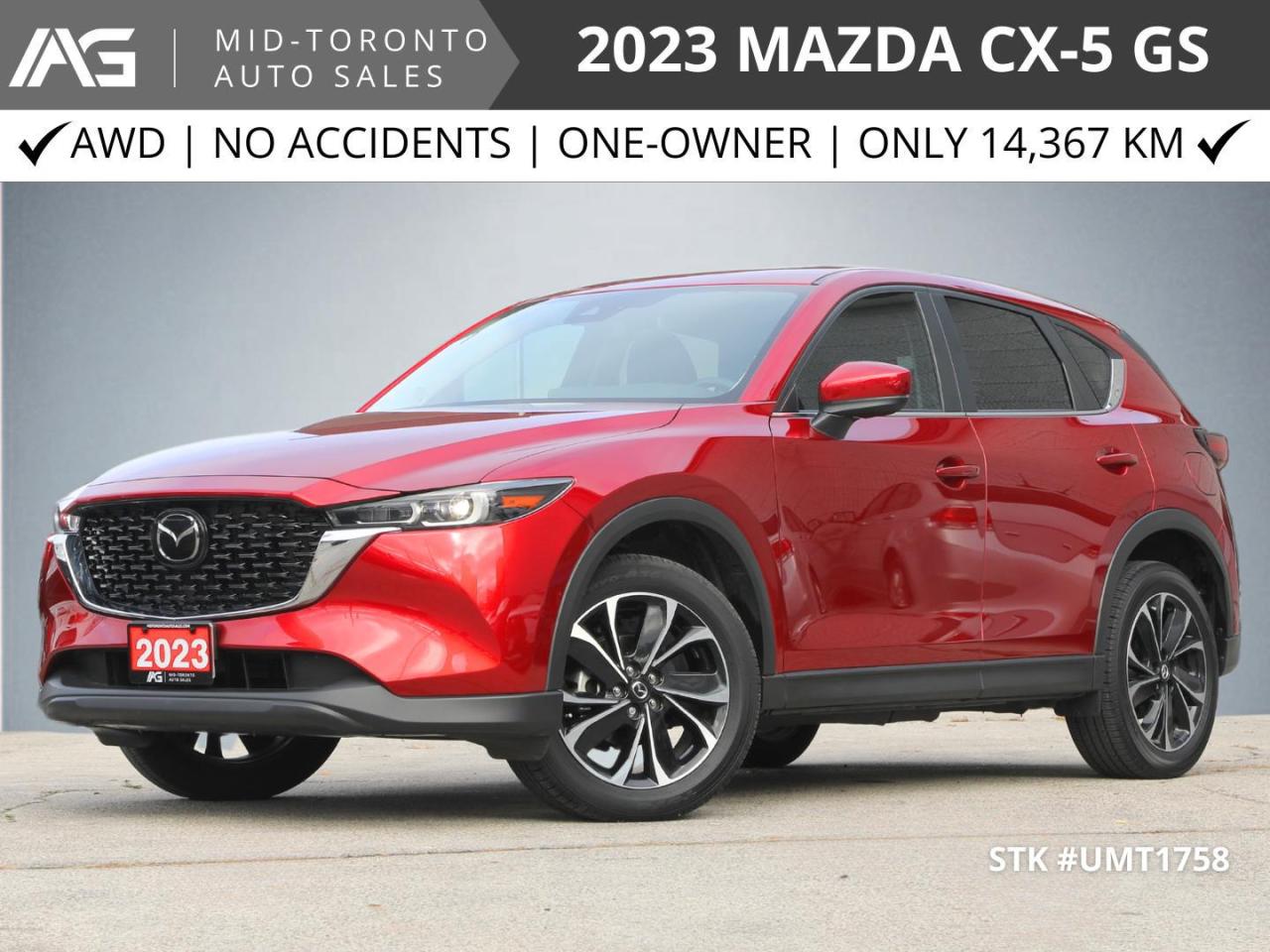 Used 2023 Mazda CX-5 GS - AWD - No Accidents - One Owner -LOW KM 14367 Km Just Arrived ! for sale in North York, ON