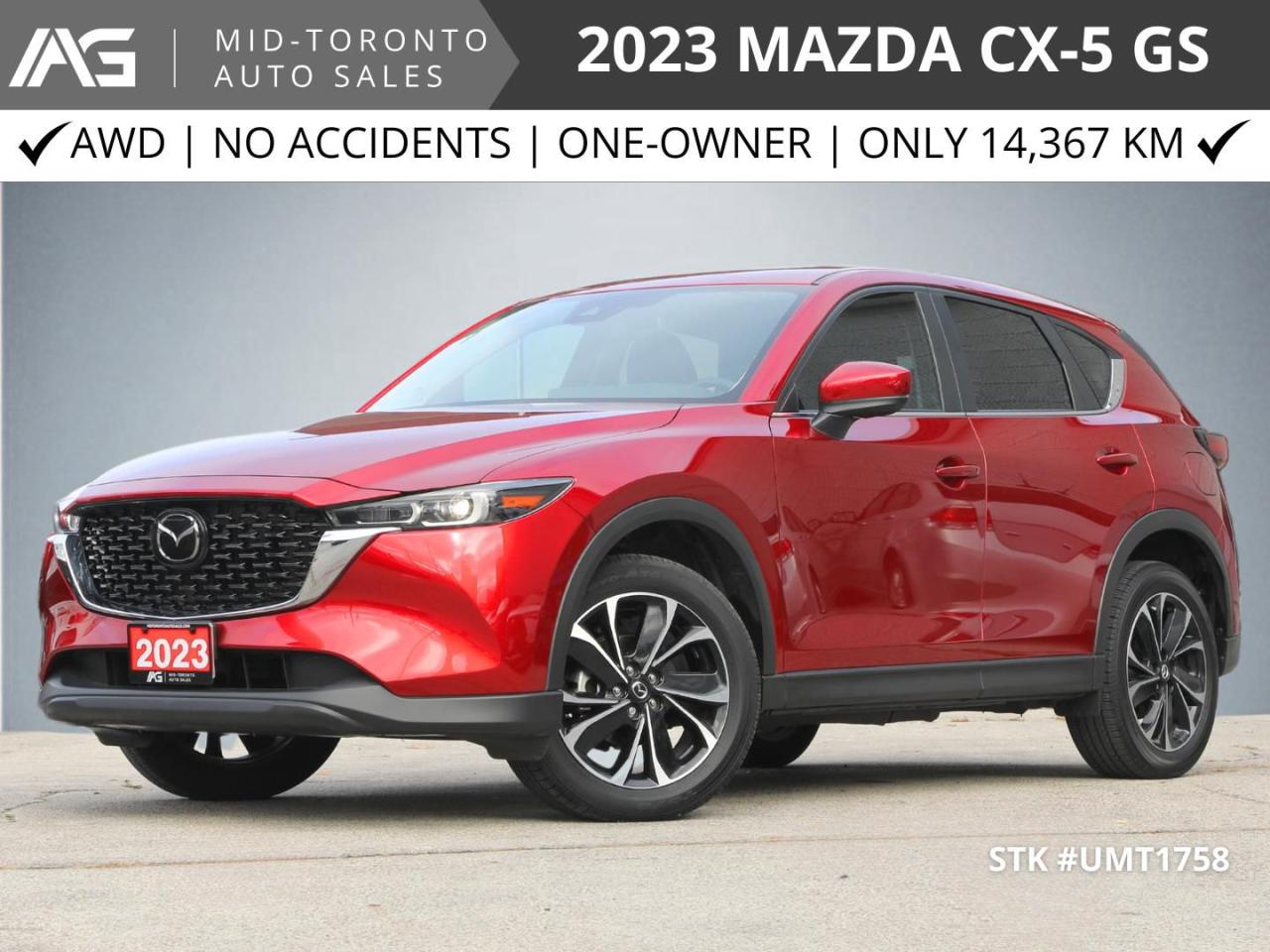 Used 2023 Mazda CX-5 GS - AWD - No Accidents - One Owner -LOW KM 14367 Km for sale in North York, ON