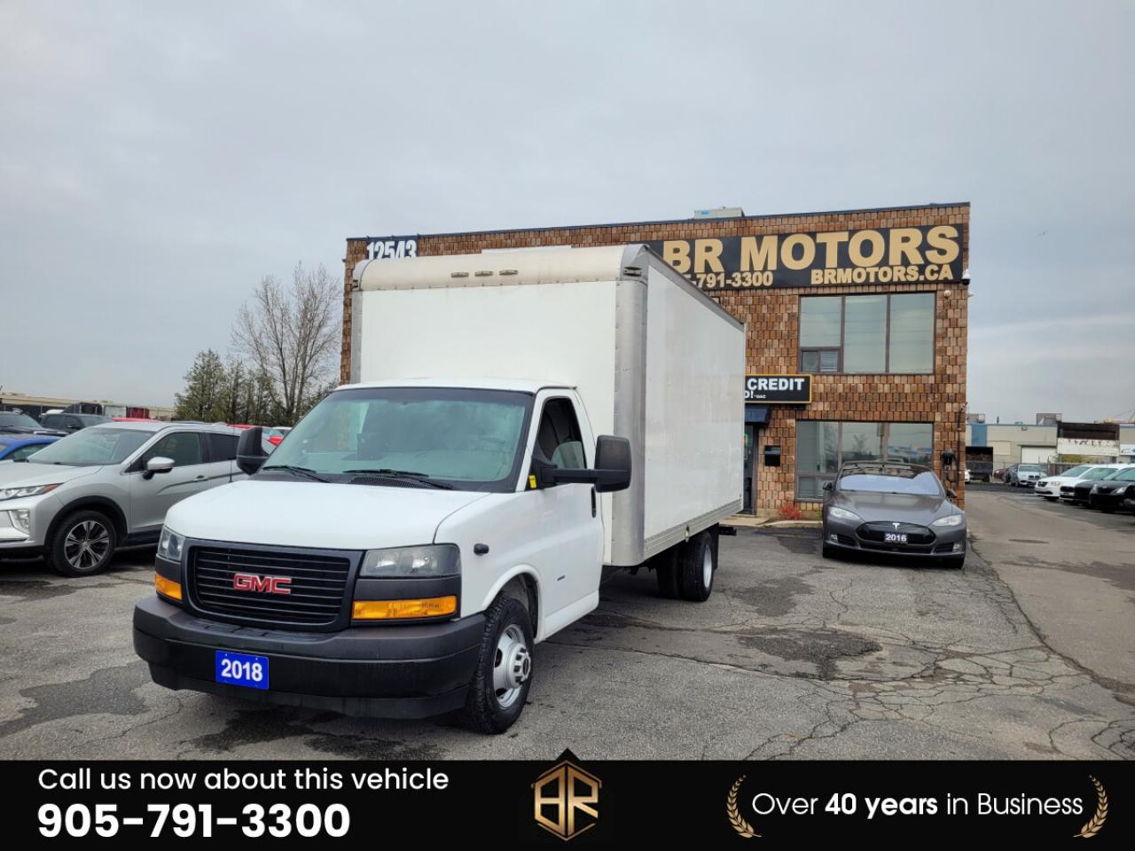 Used 2018 GMC Savana G3500 | 177 In. | 16 Foot Box | Ramp for sale in Bolton, ON