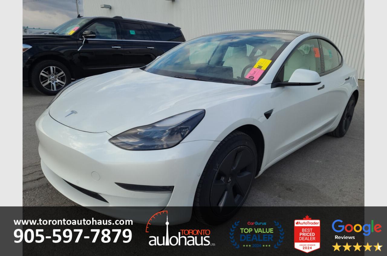 Used 2022 Tesla Model 3 WHITE INTERIOR I OVER 100 TESLAS IN STOCK for sale in Concord, ON