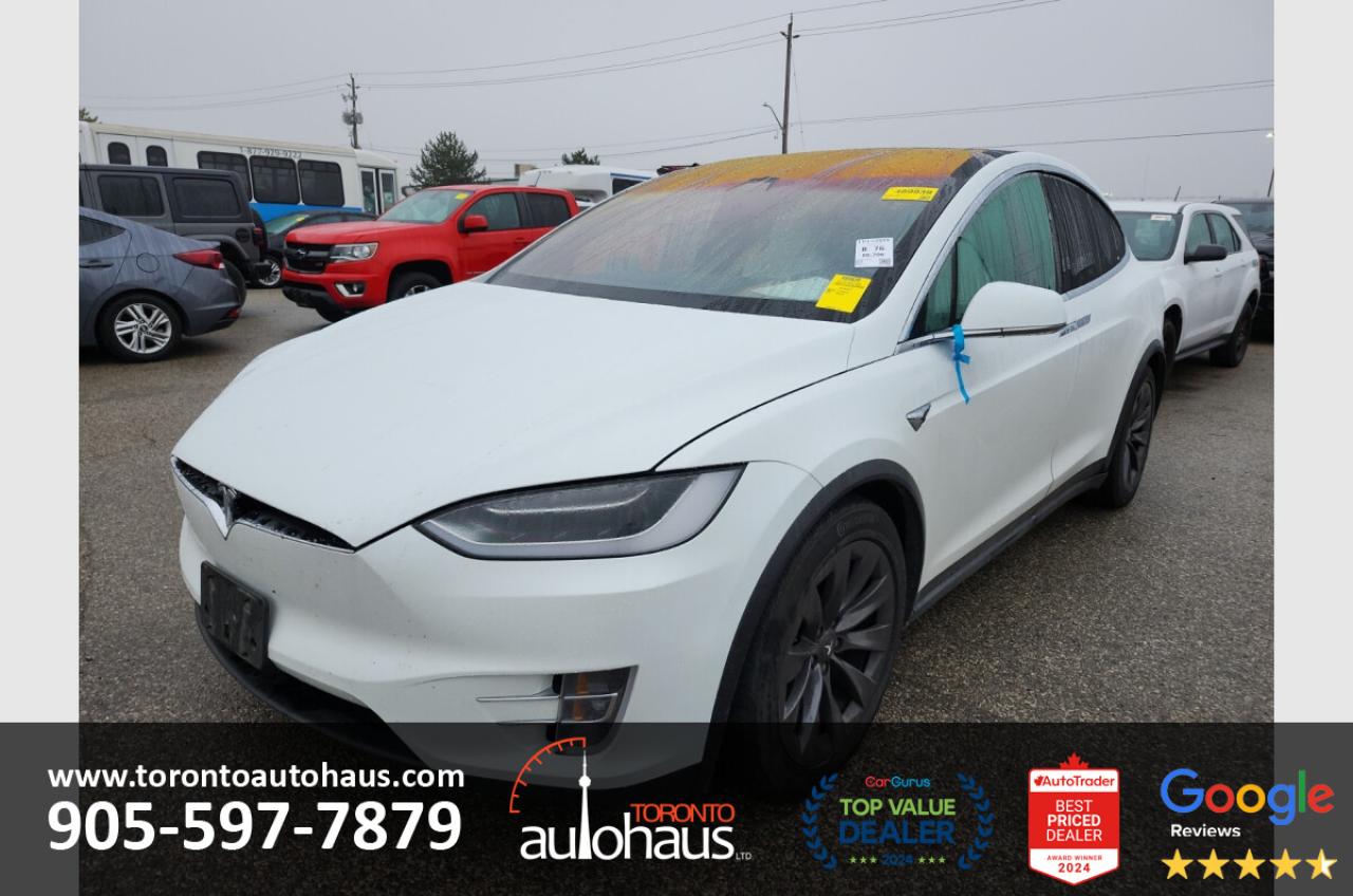 Used 2018 Tesla Model X 100D I WHITE INTERIOR I 6 SEATER for sale in Concord, ON