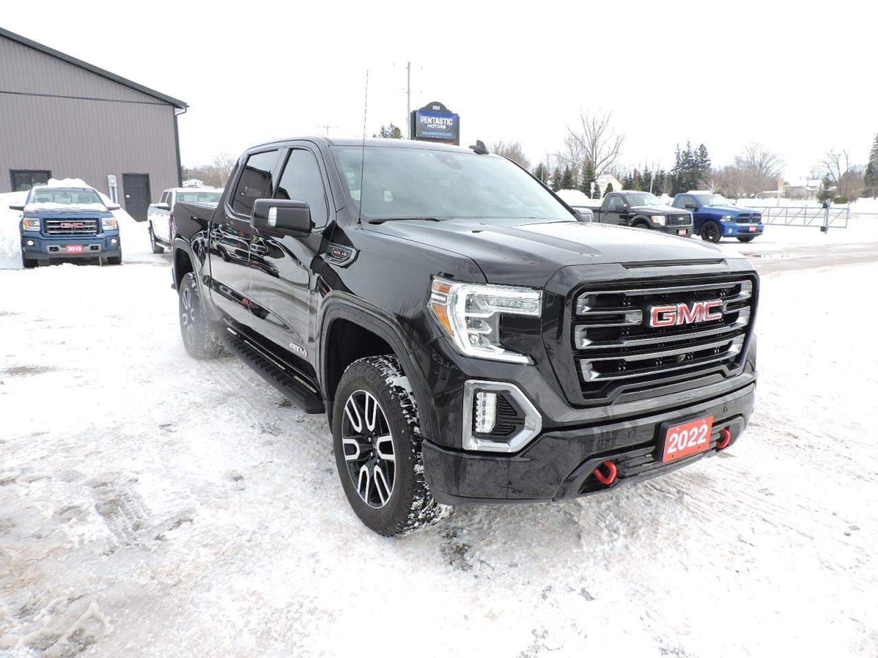 Used 2022 GMC Sierra 1500 AT4 6.2L 4X4 Leather Sunroof Navigation Loaded for sale in Gorrie, ON