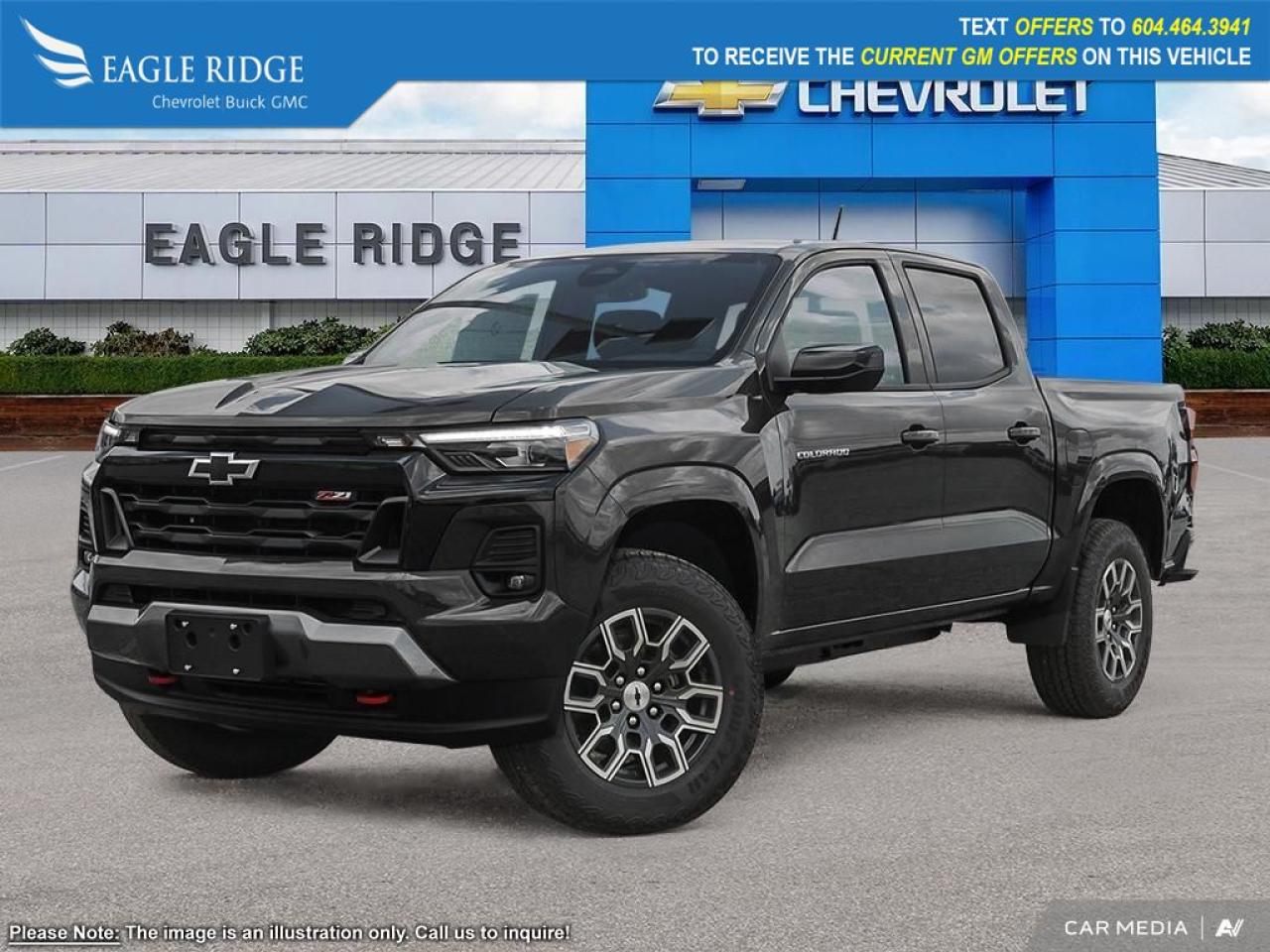 New 2024 Chevrolet Colorado Z71 adaptive cruise control, automatic locking rear differential, automatic stop/start, active noise cancellation, 11 display with Google Built-In, Apple CarPlay, and Android Auto. for sale in Coquitlam, BC