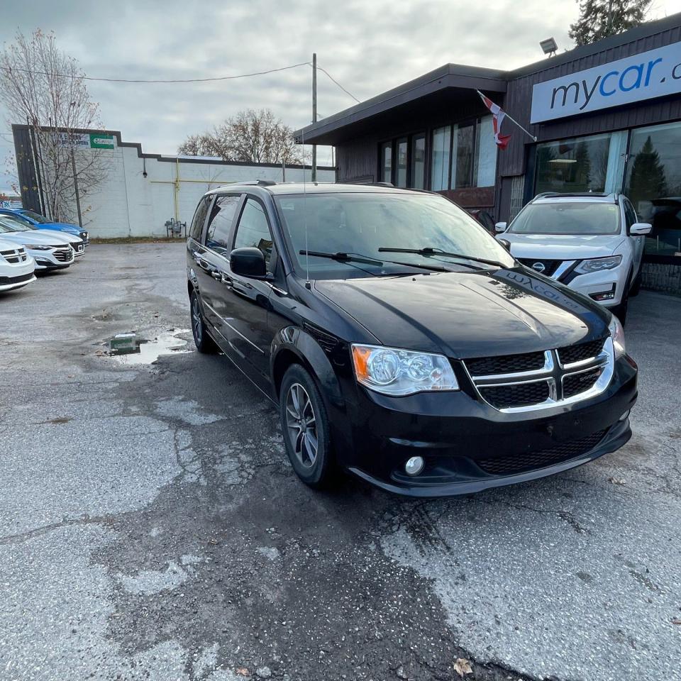 Used 2017 Dodge Grand Caravan CVP/SXT 3.6L SXT PREMIUM!!! BACKUP CAM. ALLOYS. A/C. CRUISE. PWR GROUP. KEYLESS ENTRY. PERFECT FOR THE FAMIL for sale in Kingston, ON