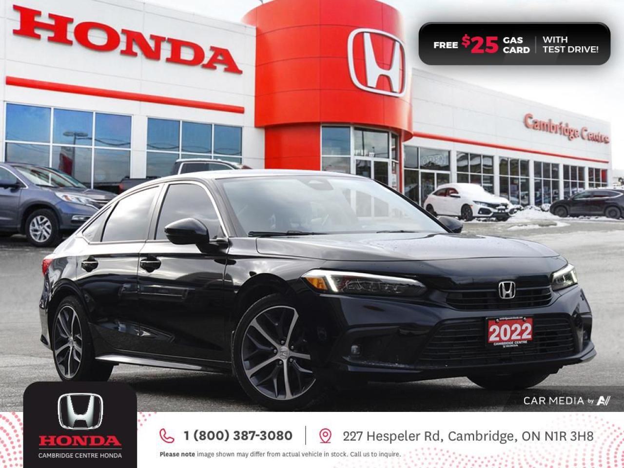 Used 2022 Honda Civic Touring HONDA SENSING TECHNOLOGIES | REMOTE STARTER | APPLE CARPLAY™/ANDROID AUTO™ for sale in Cambridge, ON