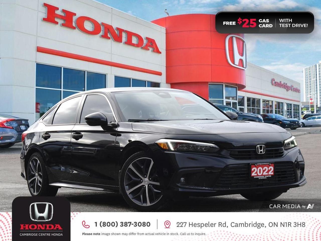 Used 2022 Honda Civic Touring HONDA SENSING TECHNOLOGIES | REMOTE STARTER | APPLE CARPLAY™/ANDROID AUTO™ for sale in Cambridge, ON